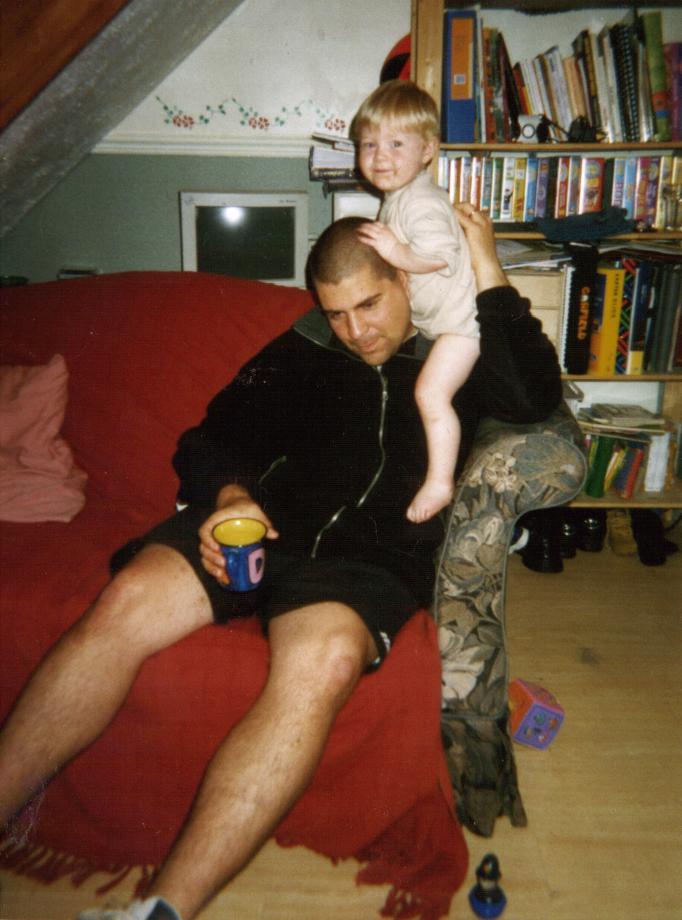 Photo ofme with a novelty phone